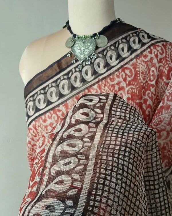 Kota Doria Cotton Saree – (KDCS1021)