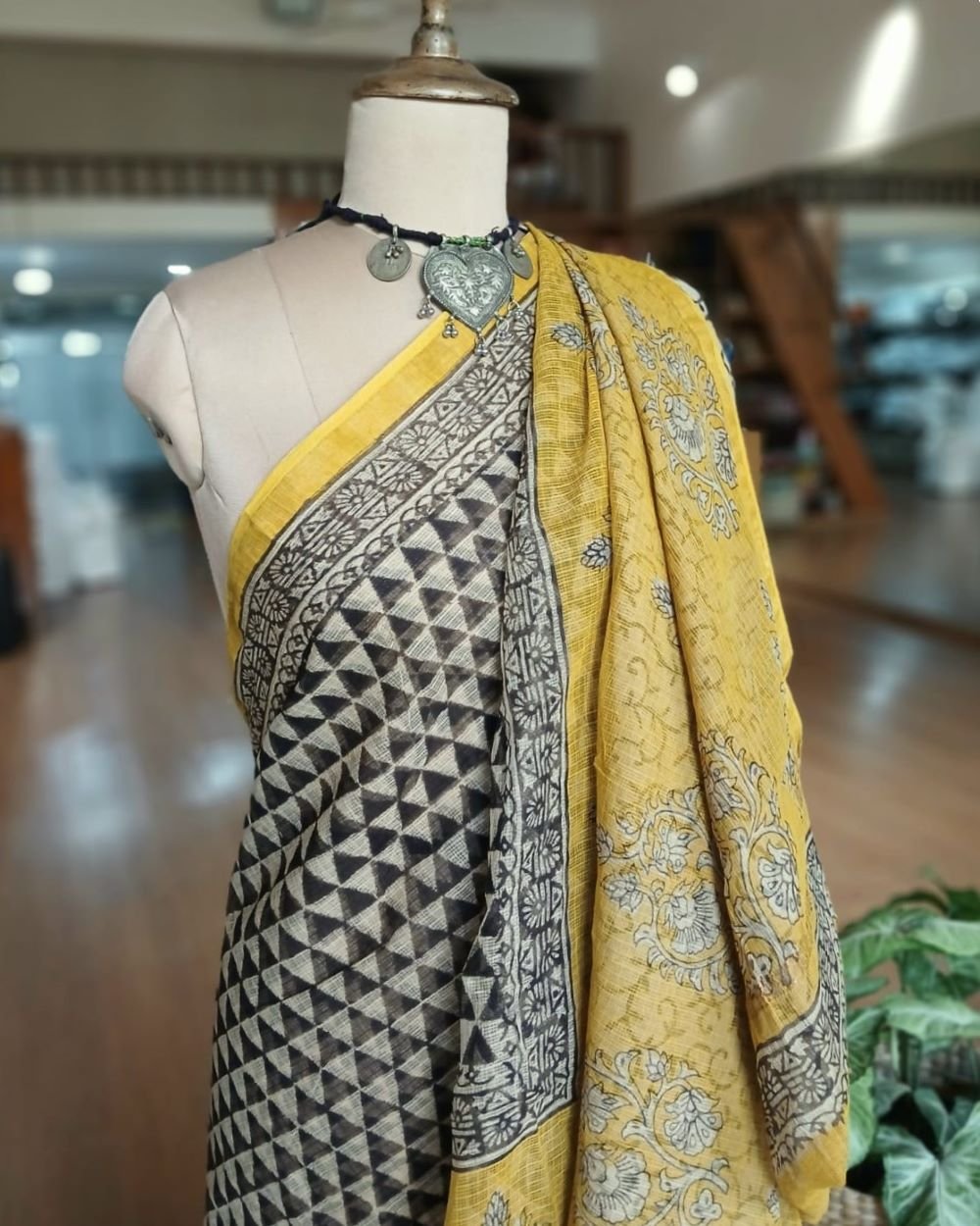 Kota Doria Cotton Saree – (KDCS1030) - Image 6