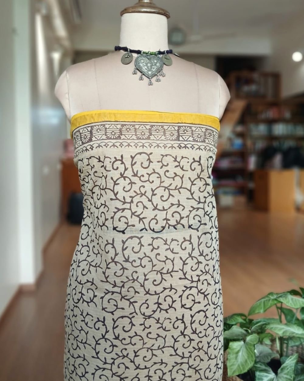 Kota Doria Cotton Saree – (KDCS1030) - Image 7