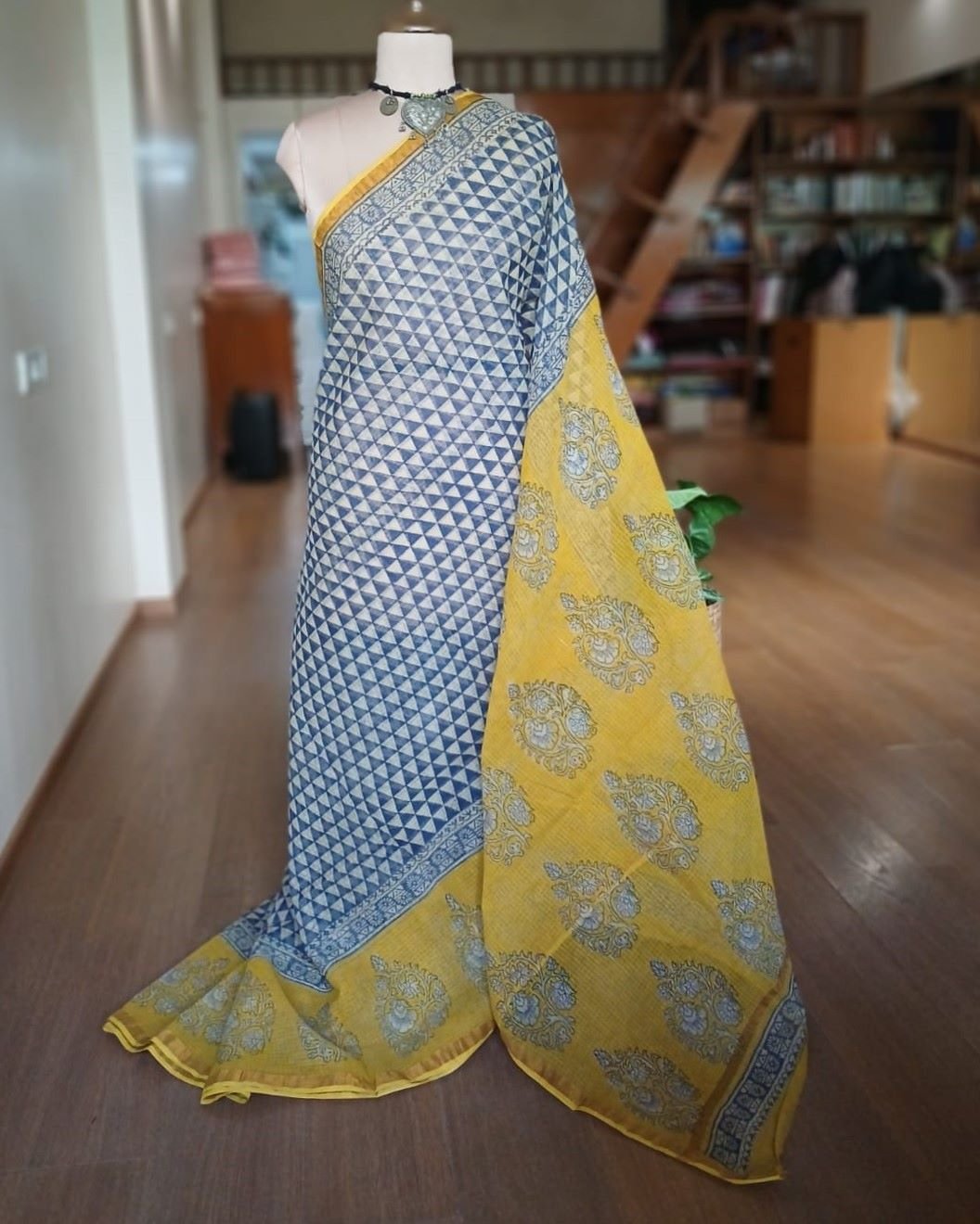 Kota Doria Cotton Saree – (KDCS1031) - Image 2