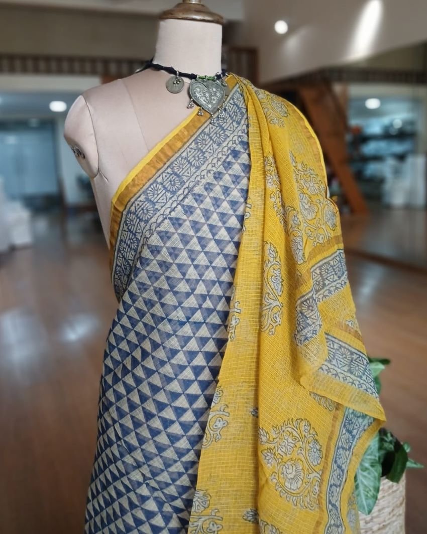 Kota Doria Cotton Saree – (KDCS1031) - Image 6