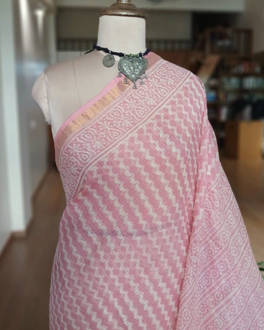 Kota Doria Cotton Saree – (KDCS1032) - Image 3