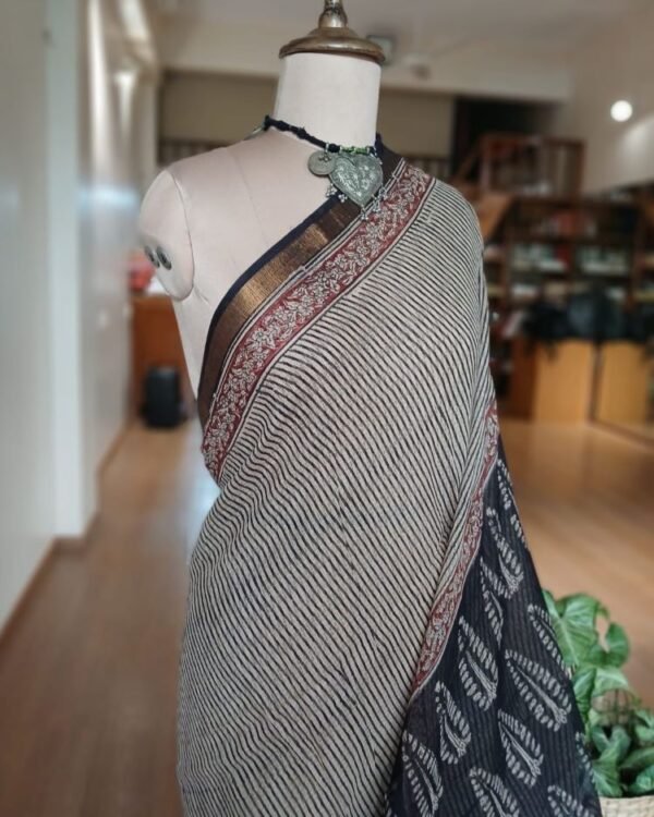 Kota Doria Cotton Saree – (KDCS1023) - Image 3
