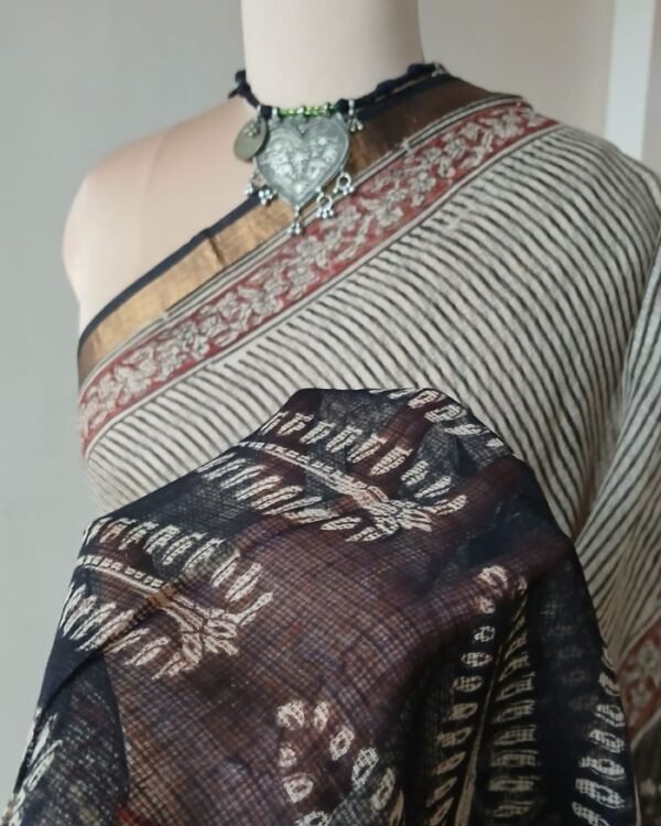 Kota Doria Cotton Saree – (KDCS1023)