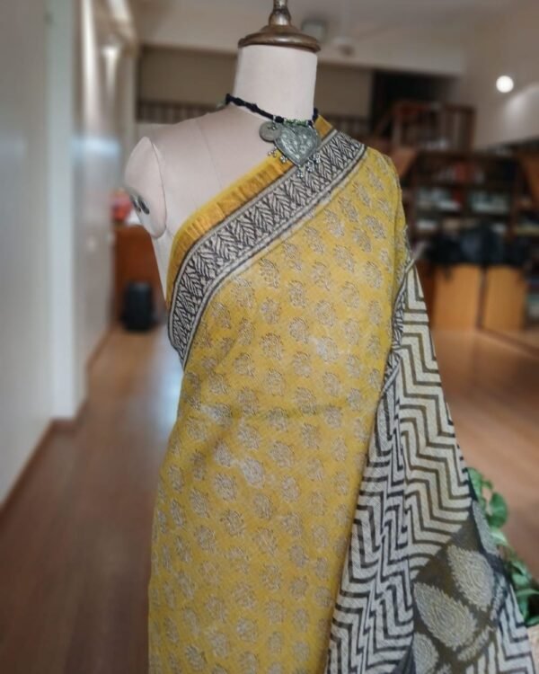 Kota Doria Cotton Saree – (KDCS1024) - Image 3