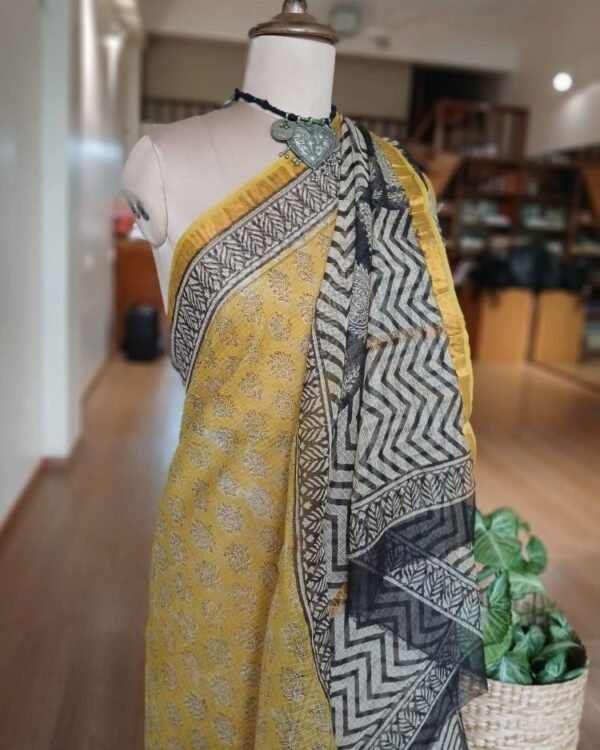 Kota Doria Cotton Saree – (KDCS1024) - Image 6