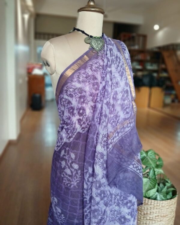 Kota Doria Cotton Saree – (KDCS1025) - Image 6