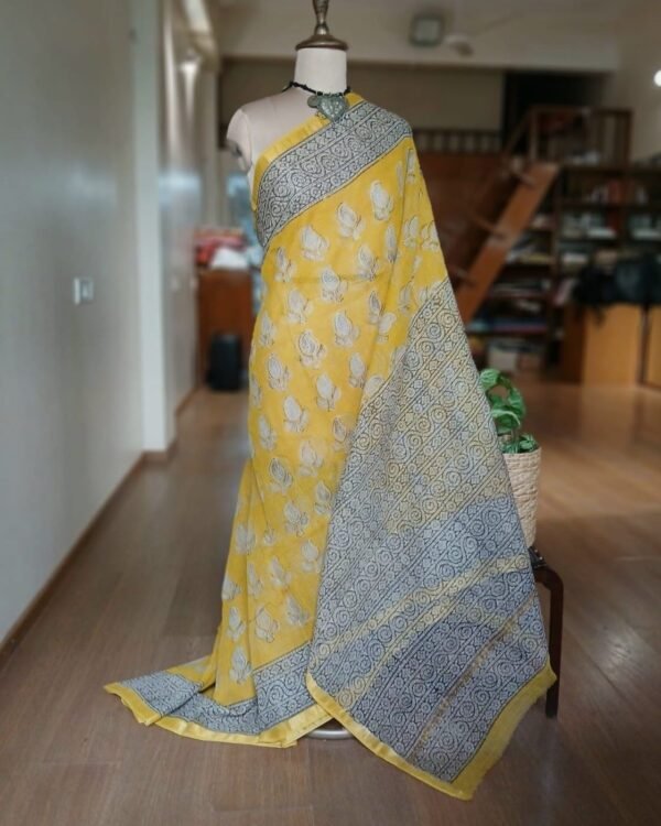 Kota Doria Cotton Saree – (KDCS1026) - Image 2