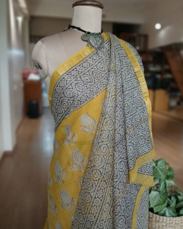 Kota Doria Cotton Saree – (KDCS1026) - Image 6