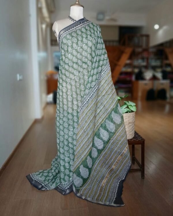Kota Doria Cotton Saree – (KDCS1029) - Image 2