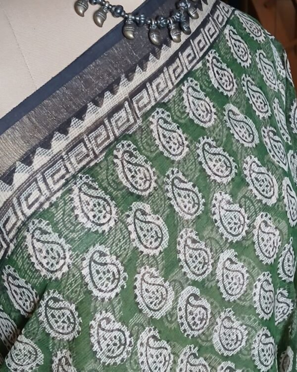 Kota Doria Cotton Saree – (KDCS1029) - Image 4
