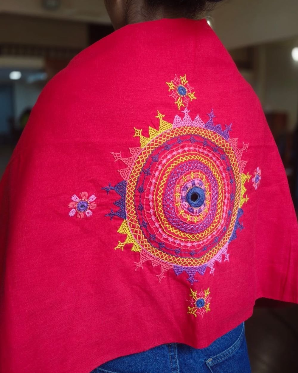 Mandala Blouse Piece – (MAND1008)