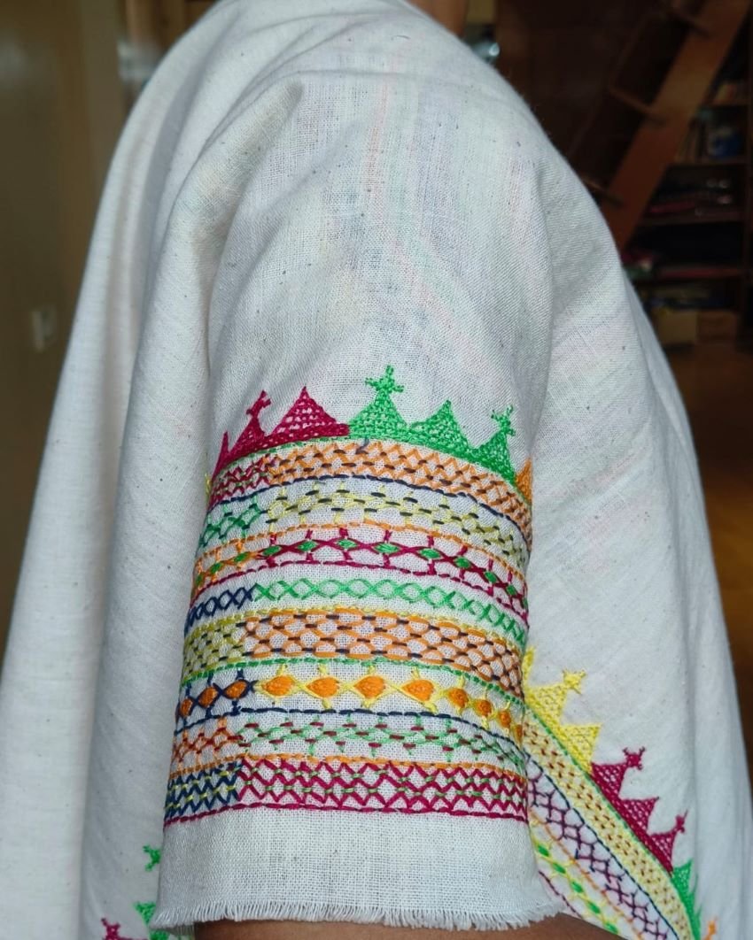 Mandala Blouse Piece – (MAND1022) - Image 2