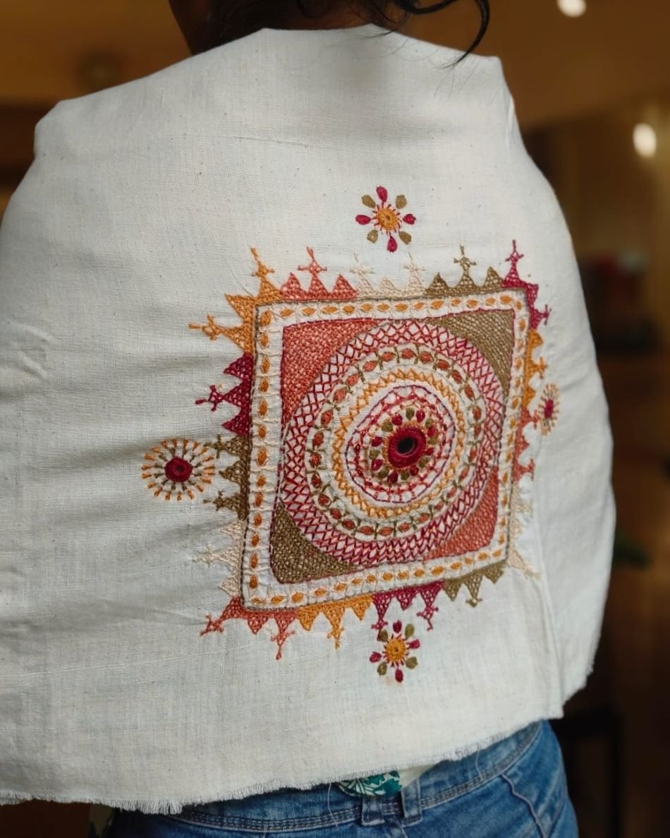 Mandala Blouse Piece – (MAND1033)