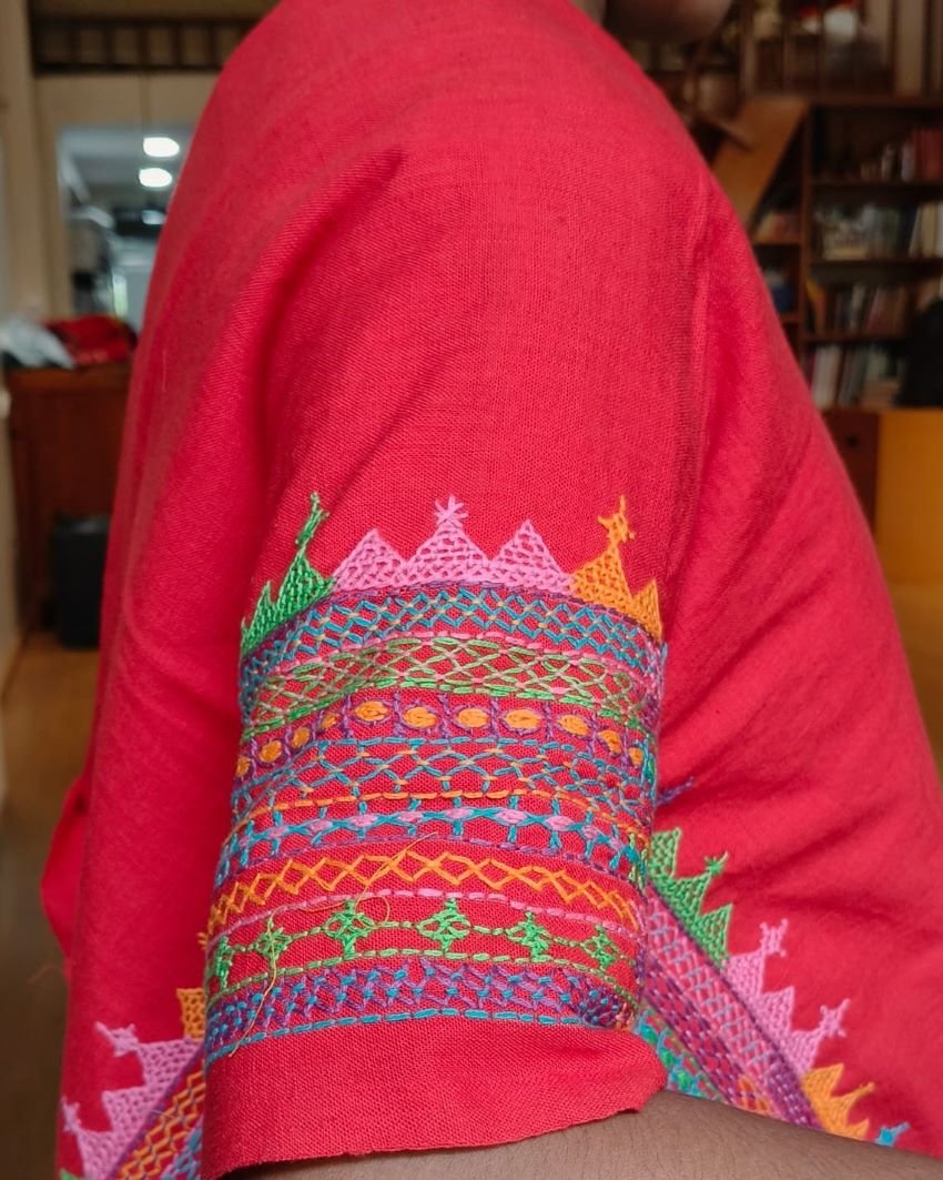 Mandala Blouse Piece – (MAND1034) - Image 2