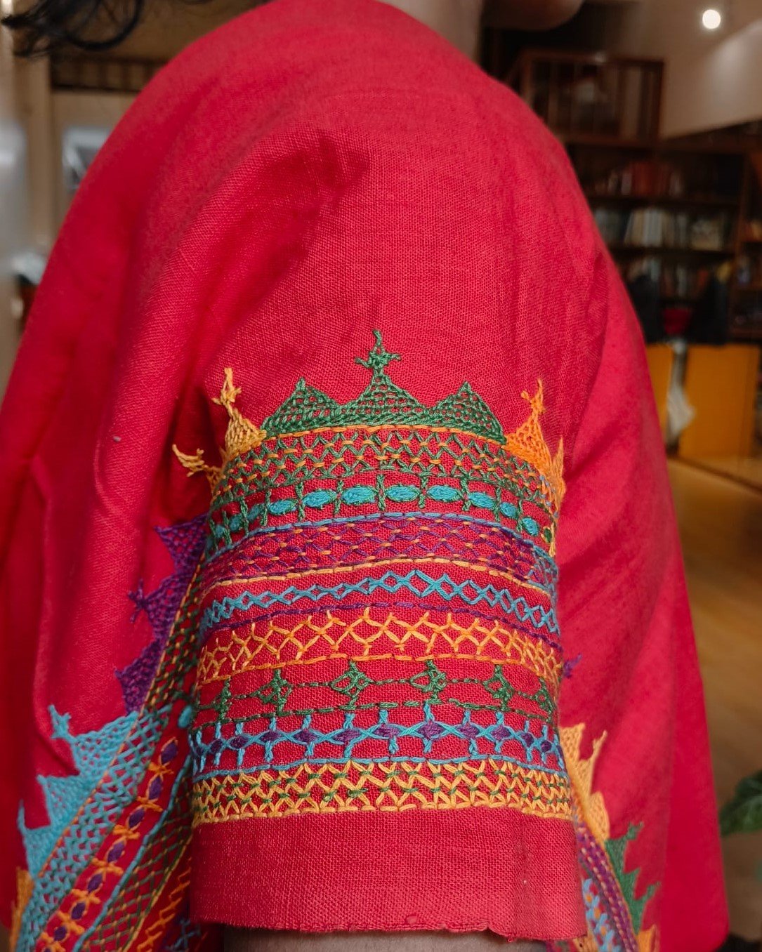 Mandala Blouse Piece – (MAND1037) - Image 2