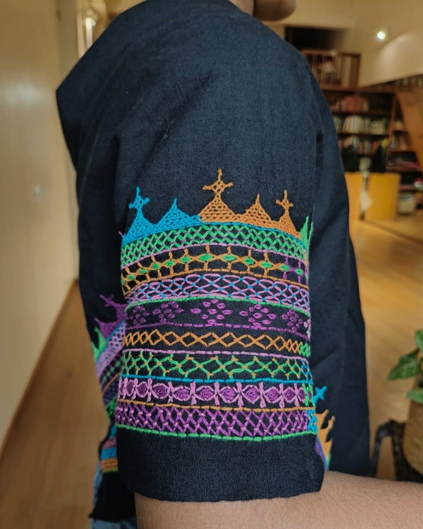 Mandala Blouse Piece – (MAND1046) - Image 2