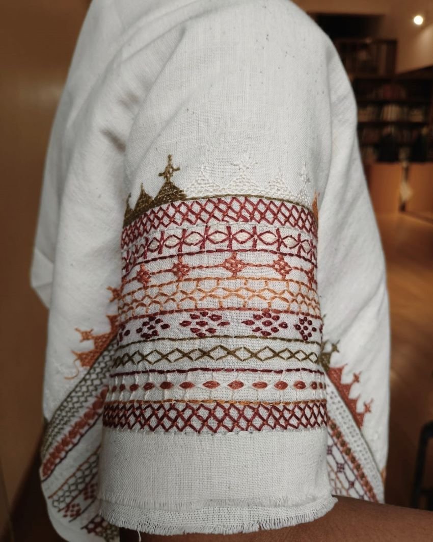 Mandala Blouse Piece – (MAND1047) - Image 2