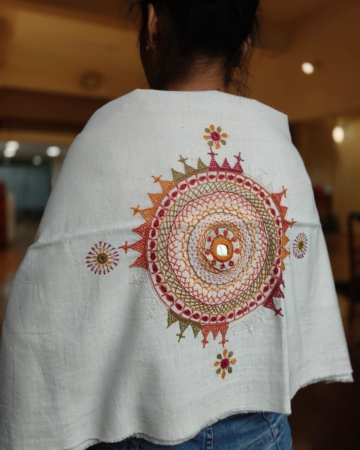 Blouse Andres Mandala White