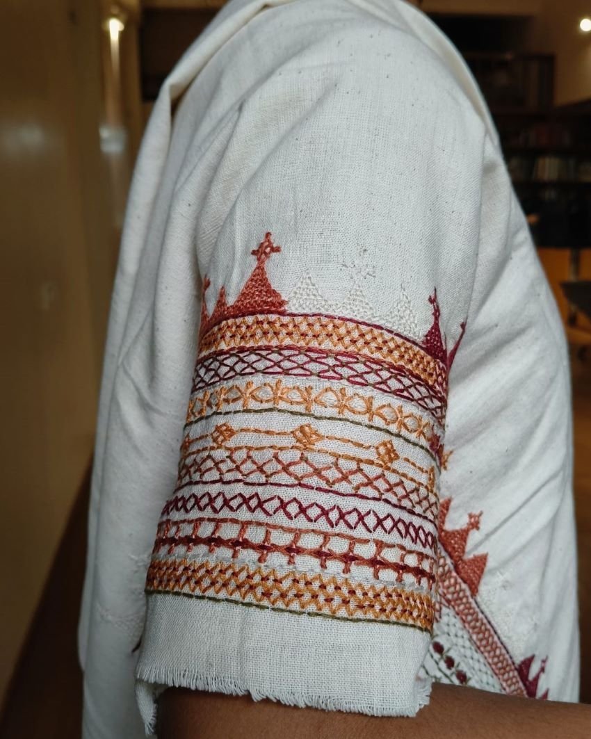 Mandala Blouse Piece – (MAND1055) - Image 2