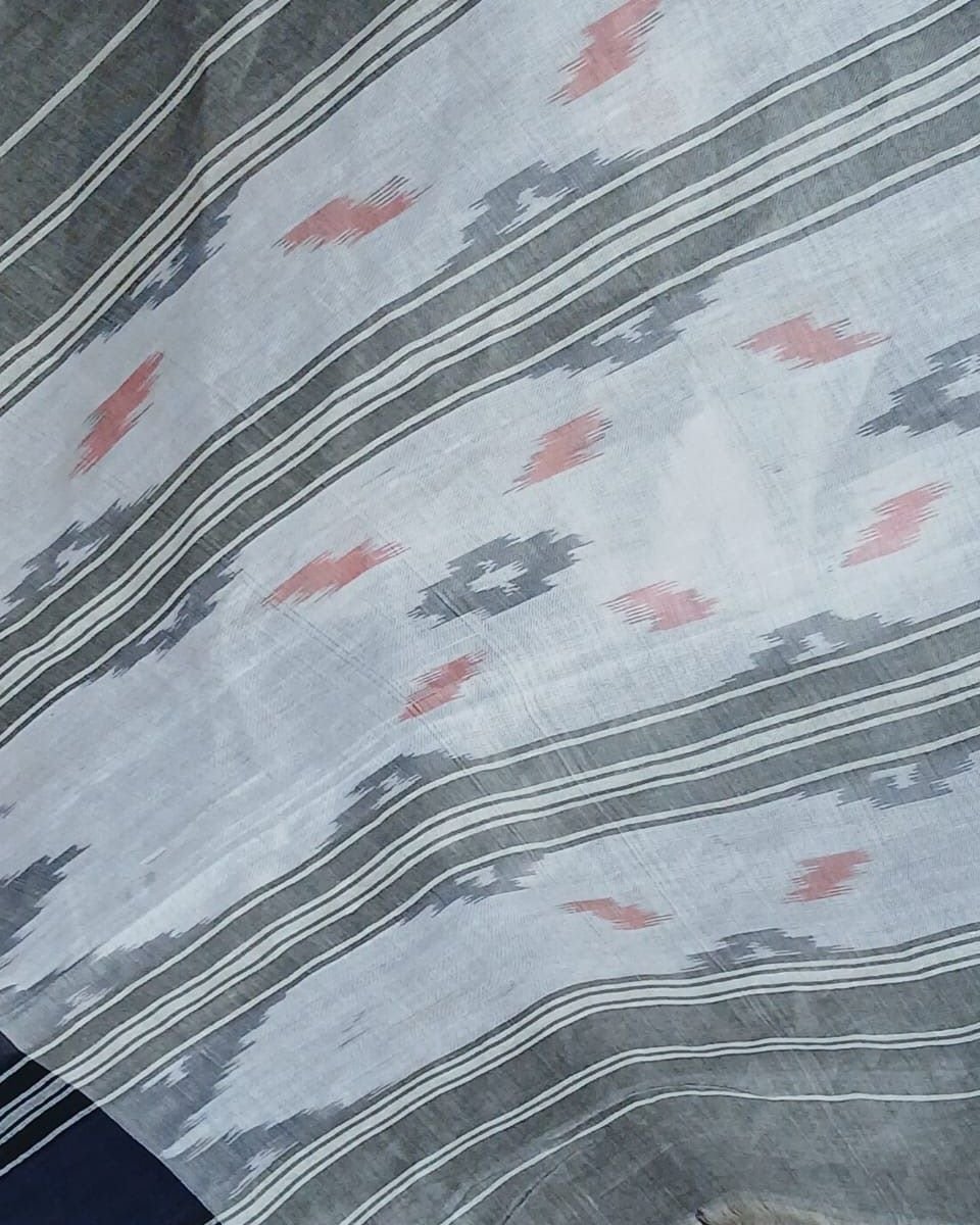 Muthyampet Single Ikat Cotton Saree - (MSIS0001) - Image 5