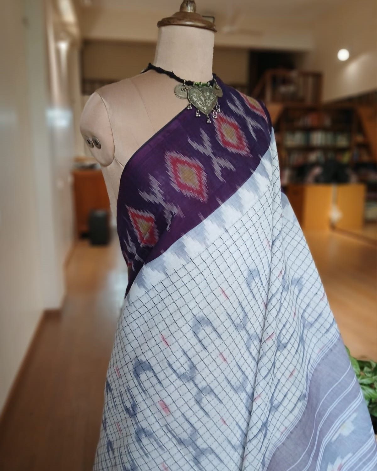 Muthyampet Single Ikat Cotton Saree - (MSIS0005)