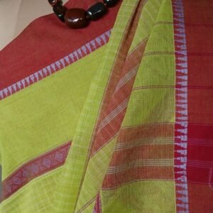 Handloom Cotton Saree from Narayanpet in Telangana - (HCSN0008)