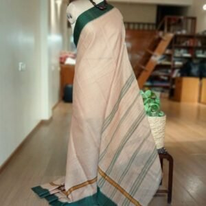 Handloom Cotton Saree from Narayanpet in Telangana - (HCSN0002)