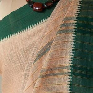 Handloom Cotton Saree from Narayanpet in Telangana - (HCSN0002)