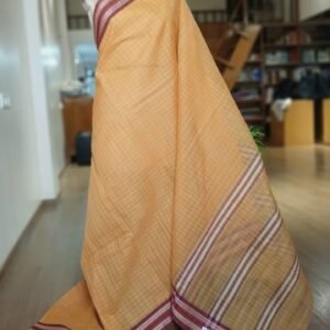 Handloom Cotton Saree from Narayanpet in Telangana - (HCSN0007)