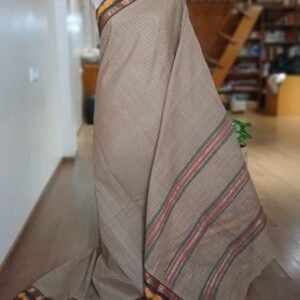 Handloom Cotton Saree from Narayanpet in Telangana - (HCSN0008)