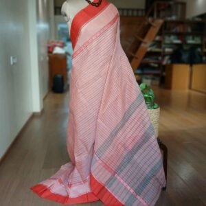 Handloom Cotton Saree from Narayanpet in Telangana - (HCSN0005)