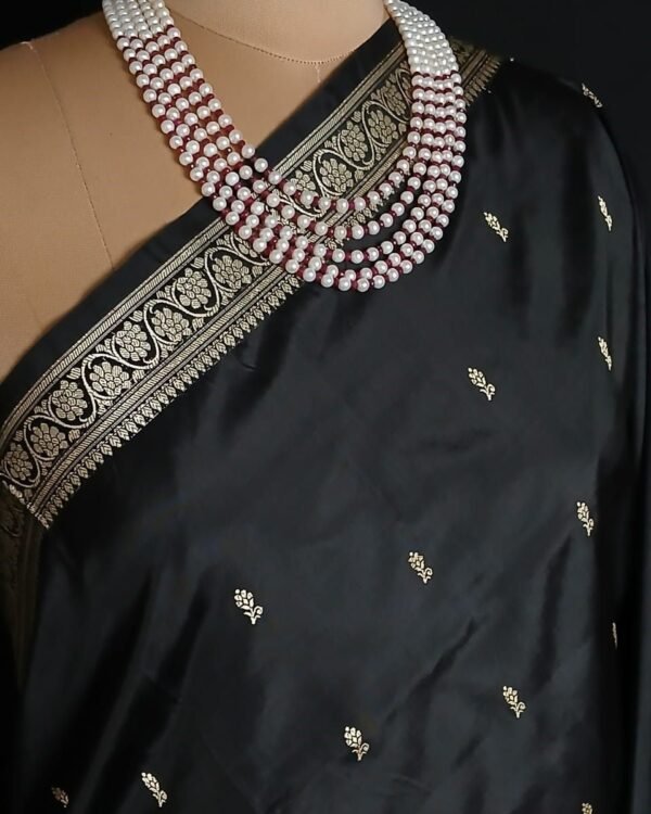 Banarasi No Zari Katan Silk Saree – (BANA0021) - Image 3
