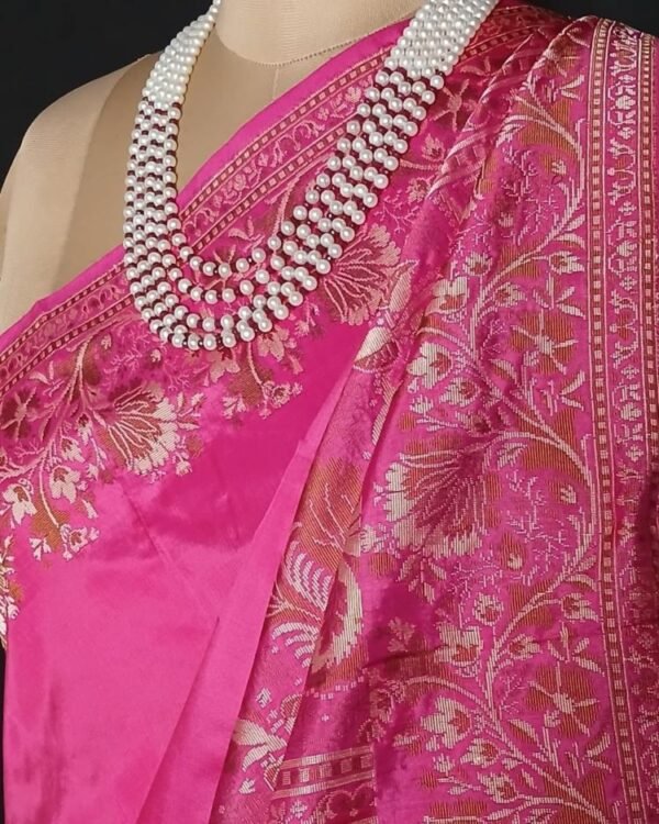 No Zari Banarasi pure Katan Silk saree – (BANA0027)