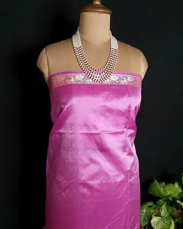 Banarasi No Zari Katan Silk Saree – (BANA0023) - Image 10