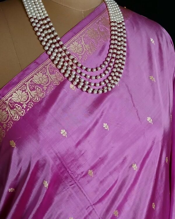 Banarasi No Zari Katan Silk Saree – (BANA0023) - Image 3