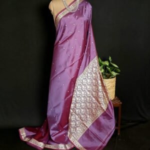 Banarasi No Zari Katan Silk Saree – (BANA0025)