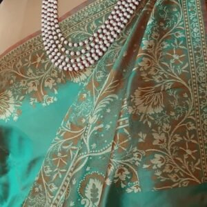 No Zari Banarasi pure Katan Silk saree - (BANA0026)