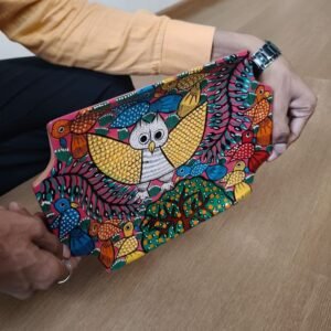Handpainted Wooden Tray from Bengal - (HWTB0002)
