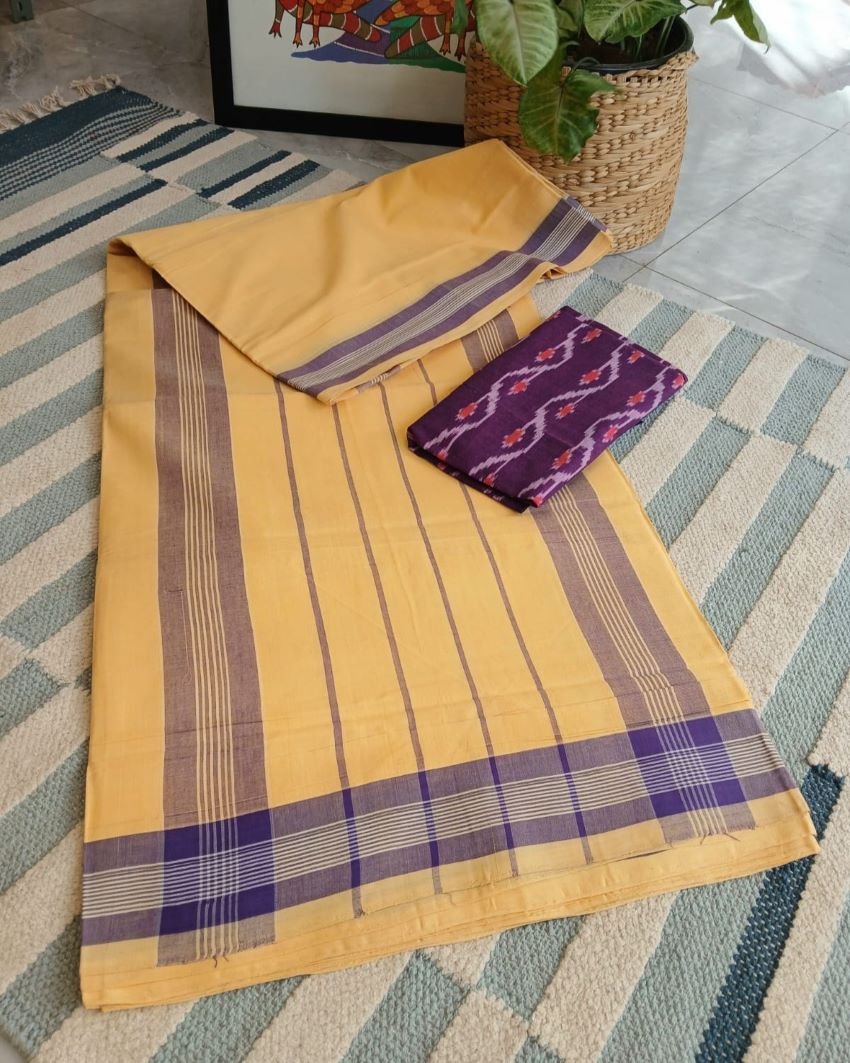 Rajahmundry Cotton Saree with free Blousepiece - (HSCS0001)