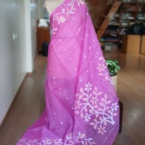 Handweave Jamdani Silk Saree – (SJMS1094)
