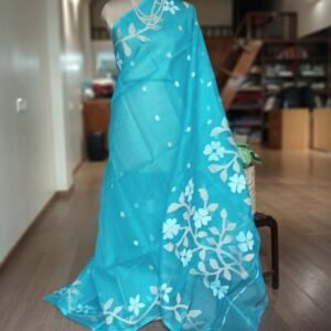 Handweave Jamdani Silk Saree – (SJMS1103)