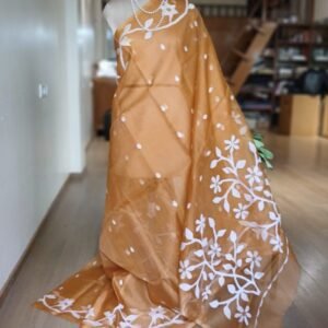 Handweave Jamdani Silk Saree – (SJMS1097)