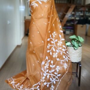 Handweave Jamdani Silk Saree – (SJMS1106)