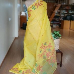 Handweave Jamdani Silk Saree – (SJMS1098)