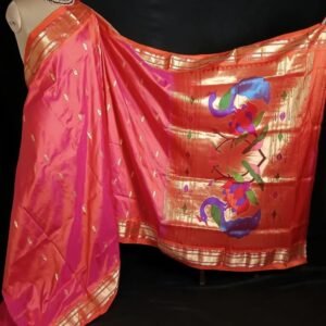 Hastapadar Paithani Handloom in pure silk - (HPHS0001)