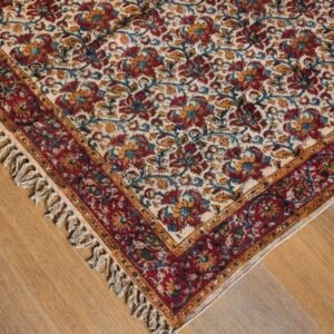 Kalamkari Dhurrie from Warangal (6 x 4 ft) – (NWKD1011)