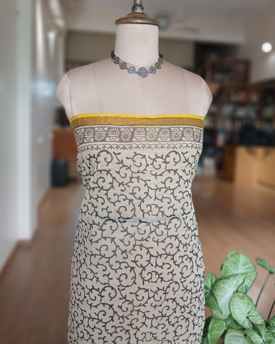 Kota Doria Cotton Saree – (KDCS1041) - Image 7