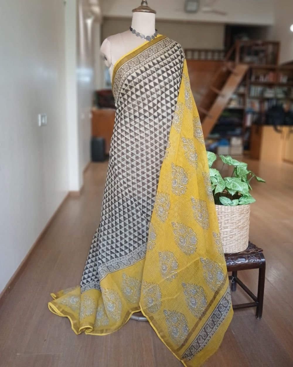 Kota Doria Cotton Saree – (KDCS1041) - Image 2