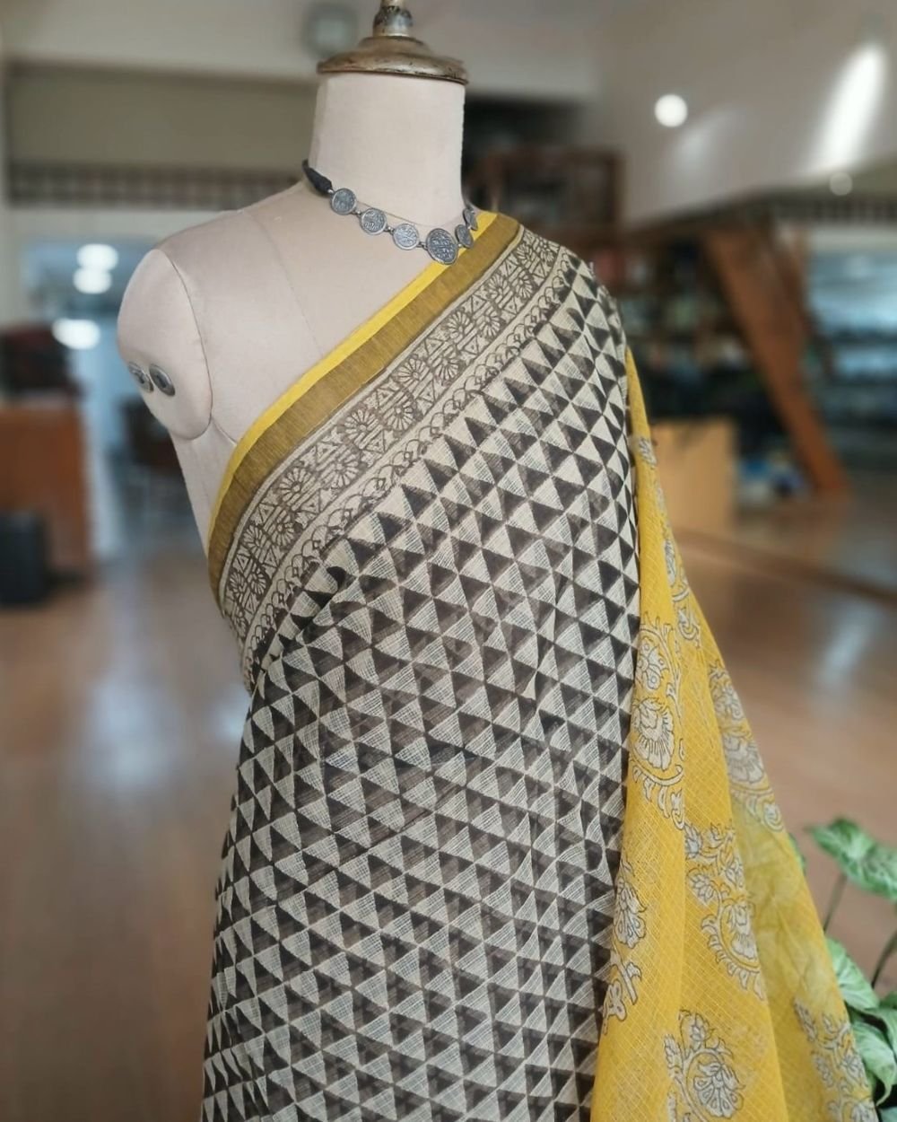 Kota Doria Cotton Saree – (KDCS1041) - Image 4